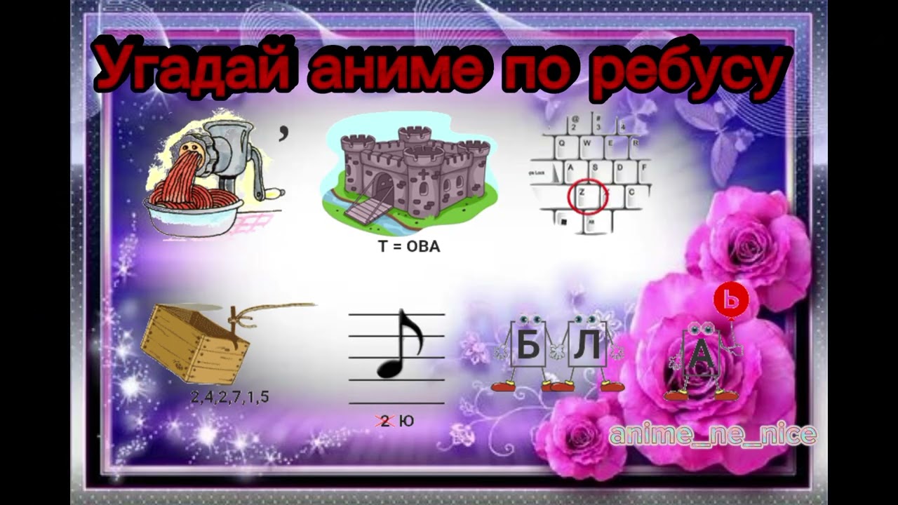 Угадай аниме 