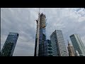 Warszawa  / Warsaw Budowa wieżowca Skysawa - wiecha | Construction of Skysawa skyscraper