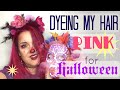 Dyeing my hair PINK for HALLOWEEN Arctic Fox Virgin Pink