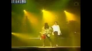 Slash y Michael Jackson en concierto