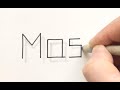 Popular Names #4 How to Draw Floating Lettering - 3D Calligraphy Trick Art