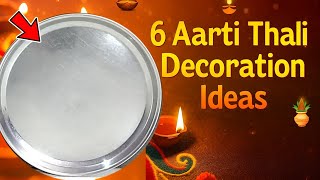 6Diy Pooja Thali Decoration Ideas Thali Decoration Aarti Thali Pooja Thali