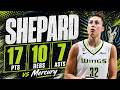 Jessica Shepard 17 pts 10 rebs 7 asts vs Mercury 2026 Season