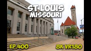 الحلقة 400: سانت لويس، ميزوري - إصلاح المحكمة البلدية وشبكة محطة الاتحاد 8K VR180 3D Travel screenshot 4