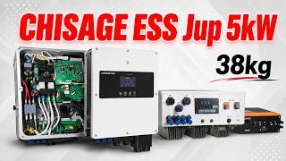 Full CHISAGE Jup-5G2-LE Hybrid Inverter. Unboxing, internal build, specifications. LFP🔋 CE48100 News