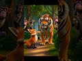 বাঘ আর শিয়াল এর গল্প || #স্টোরিটাইম #story #ai #satisfying #ai #animation #tiger #fox