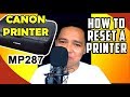 HOW TO RESET CANON PIXMA PRINTER