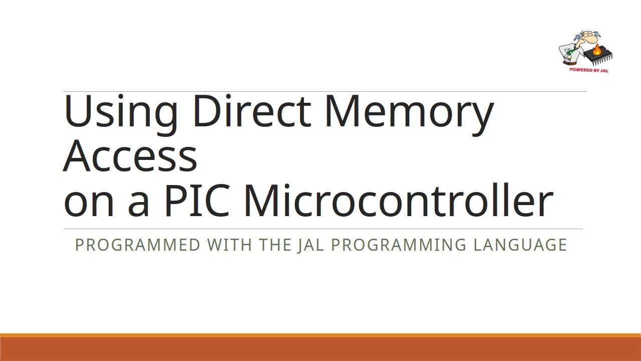 Using Direct Memory Access on a PIC Microcontroller - YouTube