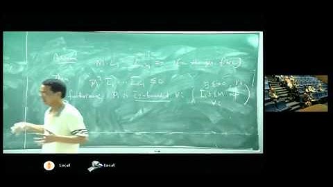 Xinyi Yuan, Hodge index theorem for adelic line bundles   YouTube clip27