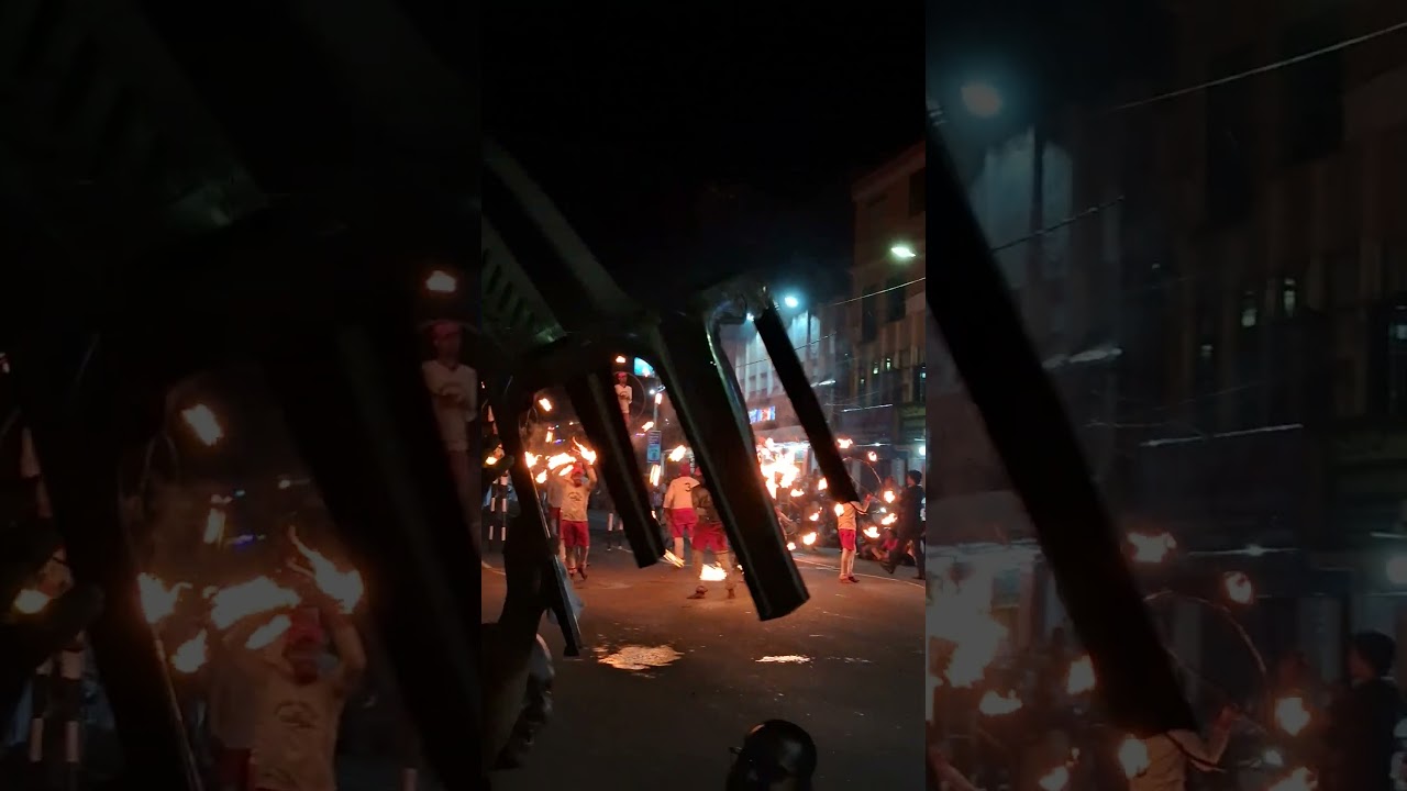 A procession in Sri Lanka 🇱🇰 ශ්‍රී ලංකාවේ පෙරහැරක්.