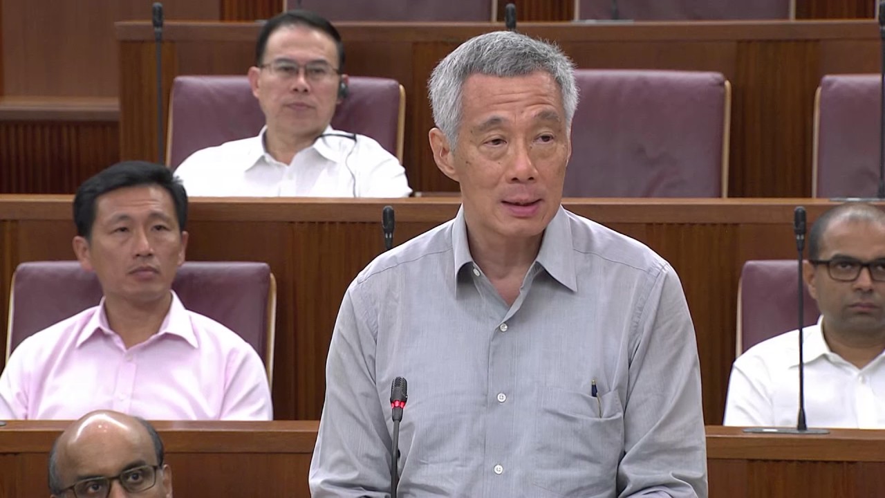 PM Lee Hsien Loong speaks in Parliament on 38 Oxley Road dispute on Jul ...