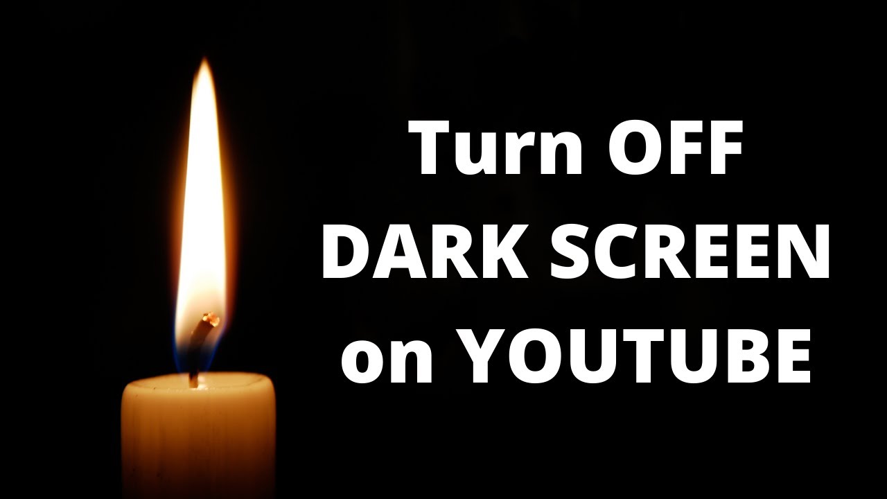 HOW TO TURN OFF Dark Mode in YouTube - YouTube