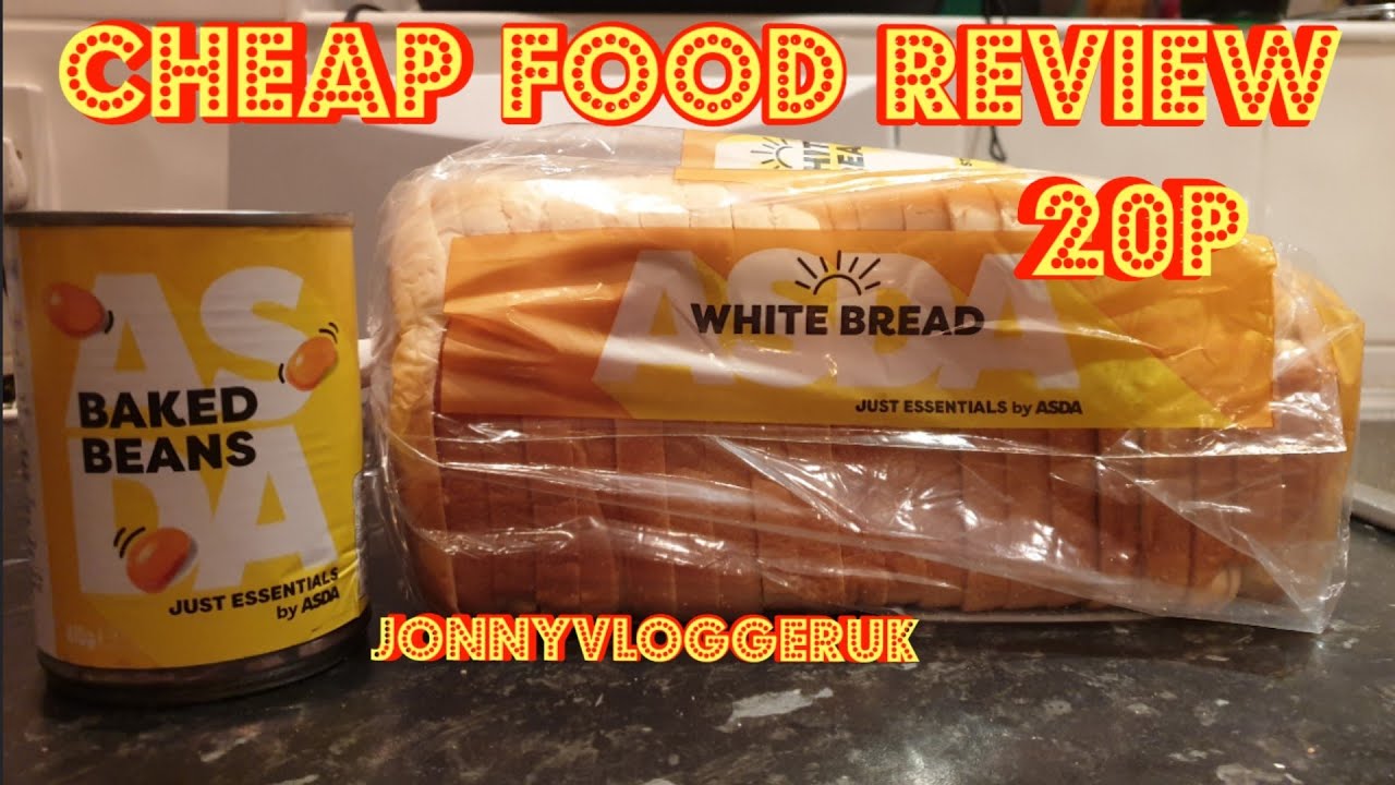 Cheap Food Review Baked Beans on toast from Asda Just Essentials for 20p
