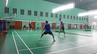 9Jan24 CRC Badminton Tan Tong Hai/Daniel Lee Sian Loong vs Oh Kok Meng/Tang Heng Teik