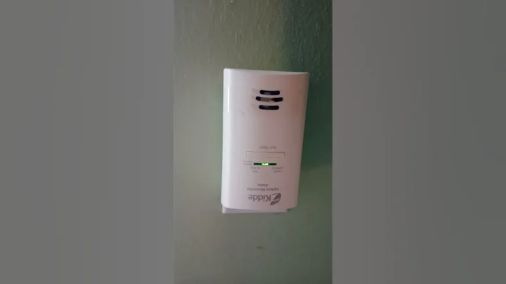 Kidde carbon Monoxide alarm test
