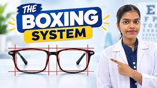 How to measure Frame & Lenses | The Boxing system in Optometry | explained in detail @eyecareoptom