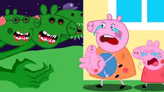 Zombie Apocalypse, Zombies Are Coming! - Peppa, Where Are You ?? | Peppa Pig Funny Animation