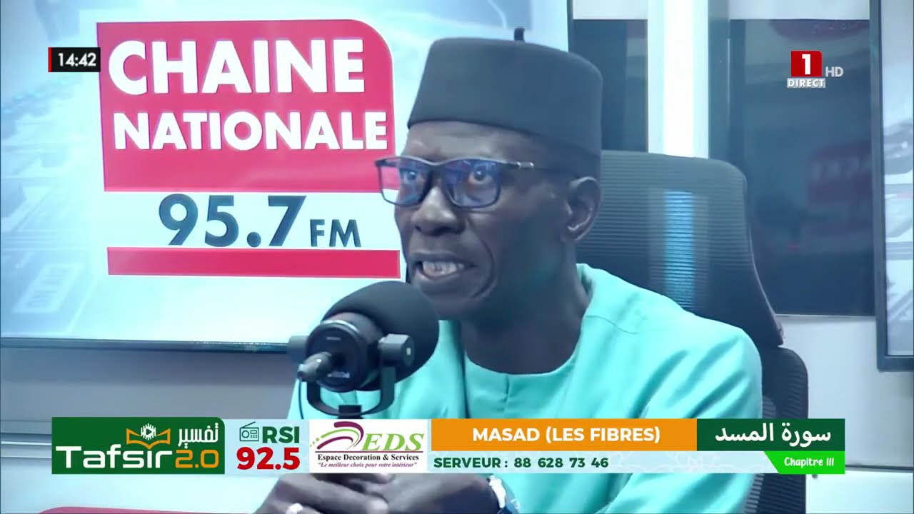 TAFSIR 2.0 Ramadan :  Du 12 mars 2025 -  Al-Masad (Les fibres)  - Chap. 111 - Avec Oustaz TAYIB SOCE