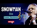 Sia  snowman  lower harmony  learn vocal harmony with robert lee  sing in harmony training