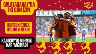 Kadi̇köy De Kirmizi Kar Yağmadi Dursun Özbek Müjdeyi̇ Verdi̇ Galatasaray In Si̇vas Plani Soru Cevap