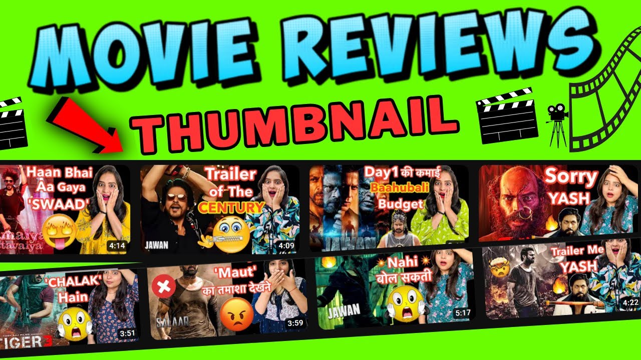 Movie Review thumbnail kaise banaye ? How to make Movie review