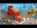 🏗️ Large City Road Construction Challenge 🚧 | JCB, Excavator & Truck Android Gameplay