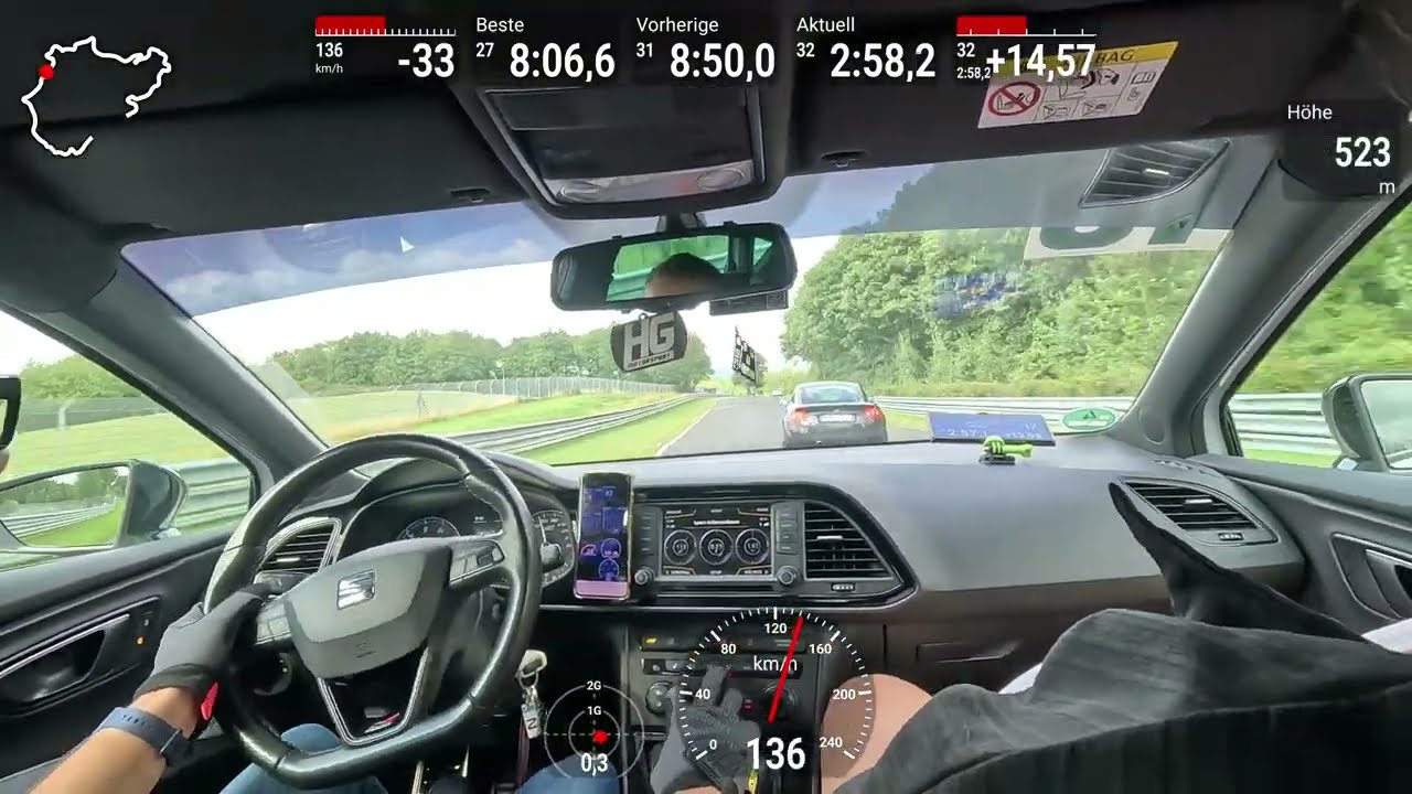 Nordschleife Touristenfahrten 01.08.2025 17:30 Uhr | Seat Leon Cupra