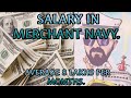 Salary in merchant navy salary as per rank wise how much a seafarer can earn onboard ship