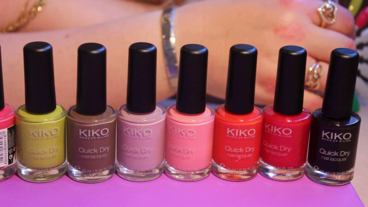 Лаки Kiko Quick Dry Nail Lacquer