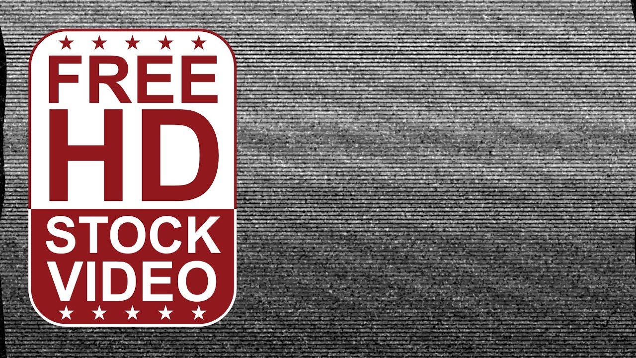 Free Stock Videos - visual effects VFX damaged TV static distortion noise 2D animation