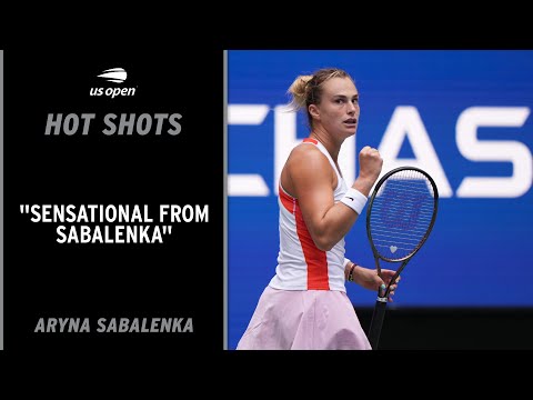 Aryna sabalenka hits 'sensational' lob | 2022 us open