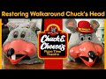 Let&#39;s Restore Chuck&#39;s Head!  |  Pizza Time Theatre | Vintage Chuck E Cheese Walkaround costume