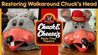 Let's Restore Chuck's Head!  |  Pizza Time Theatre | Vintage Chuck E Cheese Walkaround costume
