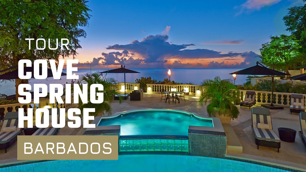 Tour Of Cove Spring House St James The Garden Barbados Luxury Villa Youtube