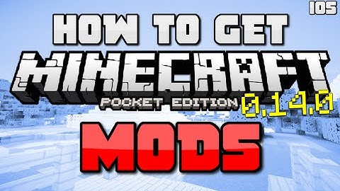 How to get MODS for Minecraft PE (iOS) iPhone, iPad, iPod Touch - MCPE Mod Tutorial (Pocket Edition)