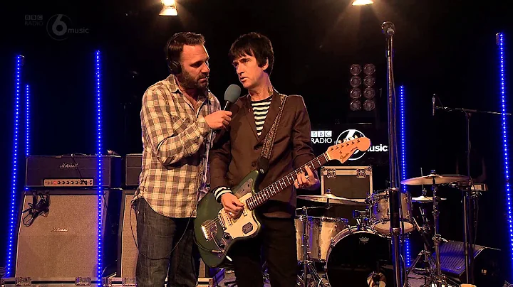 Johnny Marr shows BBC Radio 6 Music's Shaun Keaven...
