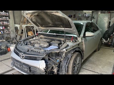 Ремонт Toyota Camry на стапеле