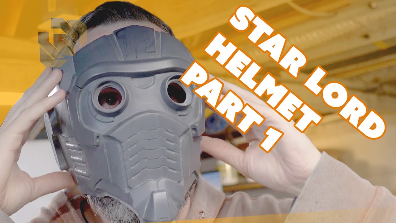 Cleaning up the Casting - Finishing the Star-Lord Helmet Kit Part 1
