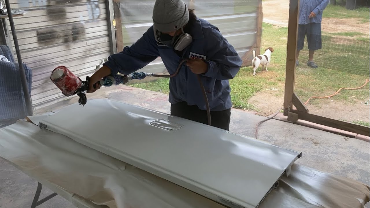 PAINTING A TAILGATE *WHITE* YouTube
