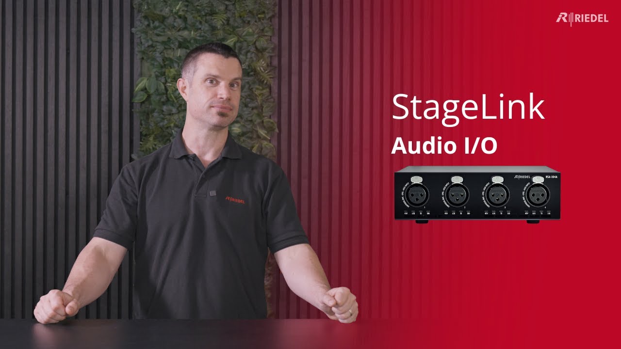 RIEDEL StageLink NSA Tutorials - Audio I/O
