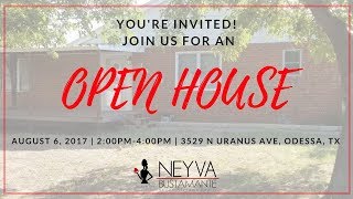 OPEN HOUSE West Odessa Tx