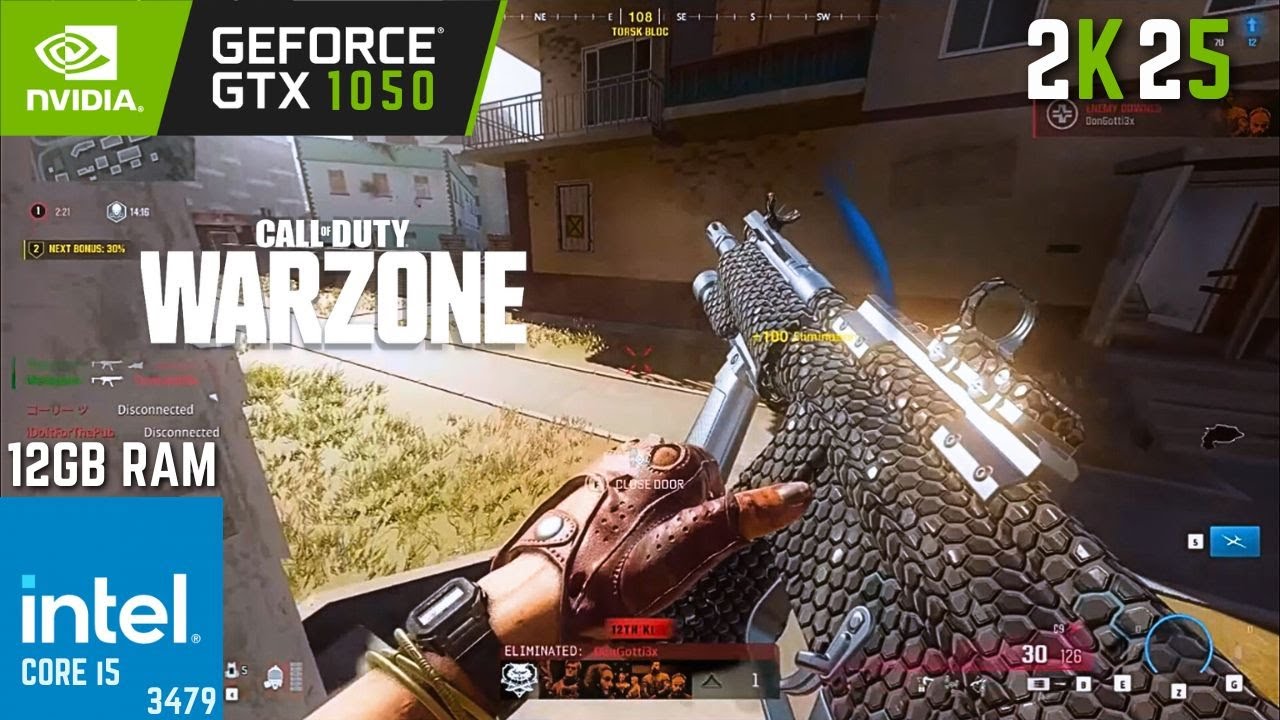Call of Duty: Warzone | GTX 1050 2GB with Core i5 3470 & 12 GB Ram