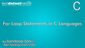 For Loop Statements in C Languages