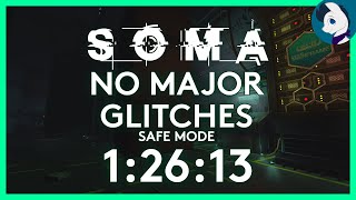 SOMA · No Major Glitches (Safe Mode) Speedrun in 1:26:13