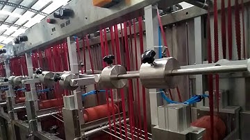 elastic tapes dyeing and finishing machine