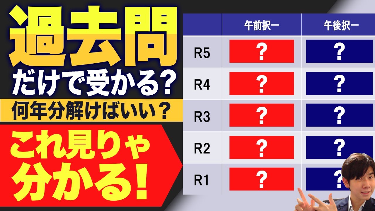 「過去問を何年分解けばよいのか？」「過去問だけで合格できるか？」が判明【司法書士試験】