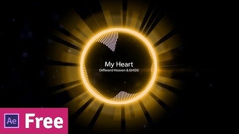 FREE Audio Visualizer Template - Glowing Ring