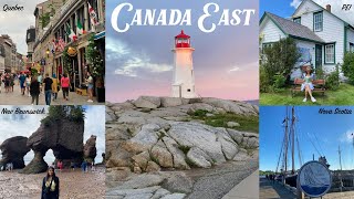 CANADA EAST TRAVEL VLOG 2023: Quebec, New Brunswick, Nova Scotia & Prince Edward Island! 🇨🇦