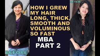 My Secret Mask to Grow hair Faster 4 times Thicker Longer FENUGREEK For EXTREME HAIR GROWTH P 2