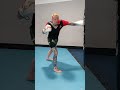Angle changes on the heavy bag with Tim Wilde. Southpaw switch #shorts #training #mma